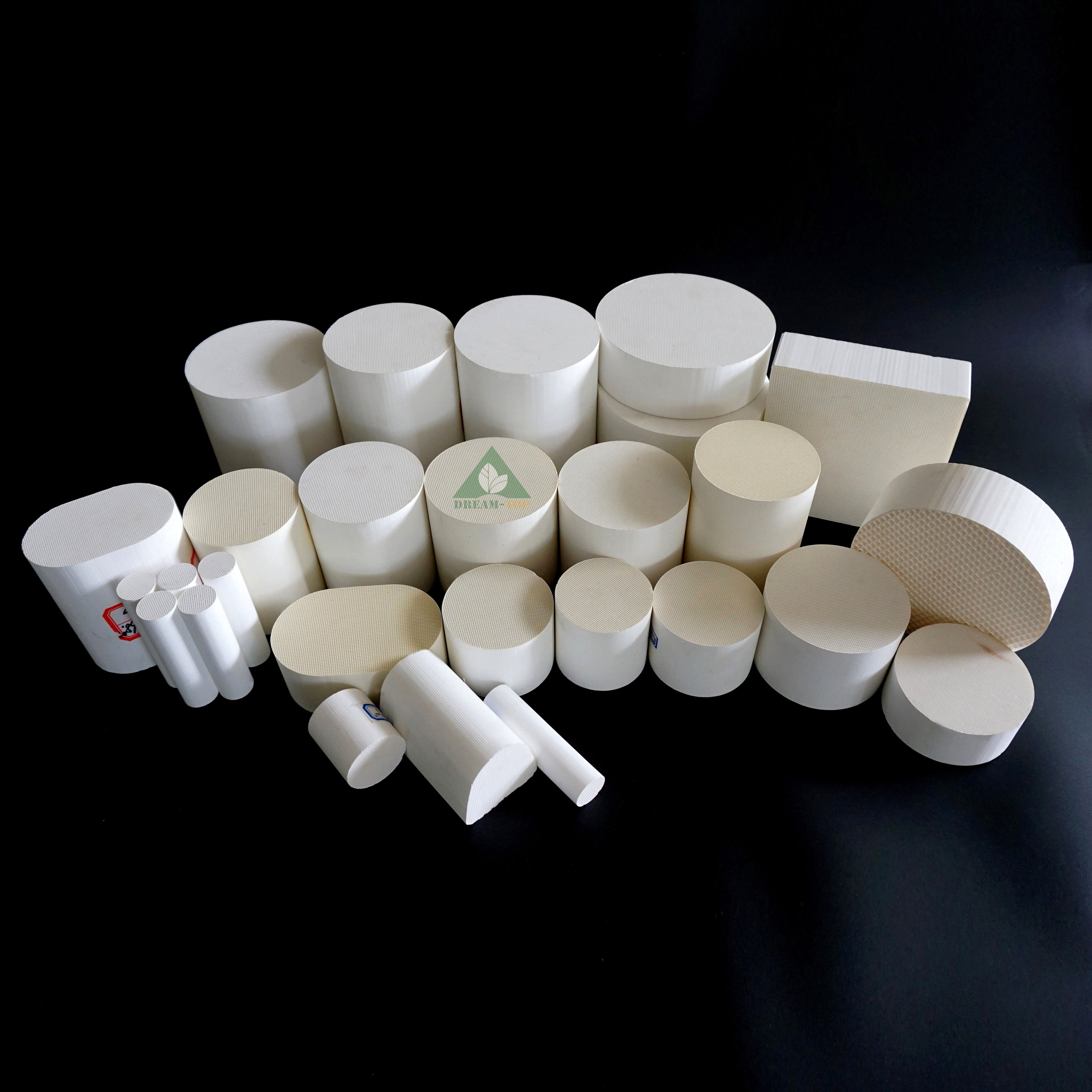 Honeycomb ceramic catalyst substrate Honeycomb Ceramic Substrate Catalyst Carrier for Used catalytic converters for sale