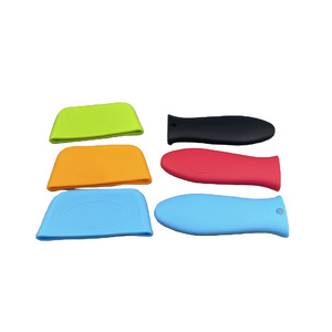 Silicone Hot Handle Holder Skillet Handle Covers Pan Handle Sleeve Pot Holders Cover Non Slip Silicone Pot Holders for Skillet