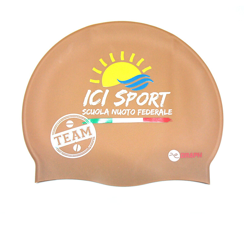 Transparent Swim Cap Paint For Silicone Swimming Cap College Swim Caps