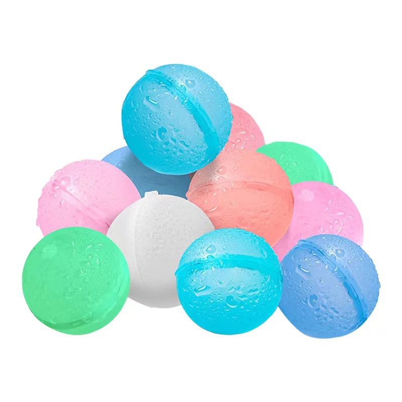 Summer silicone water ball Bunch Quick Easy Fill Self Sealing Closed Refillable Water Ball Bomb Reusable Water Balloons