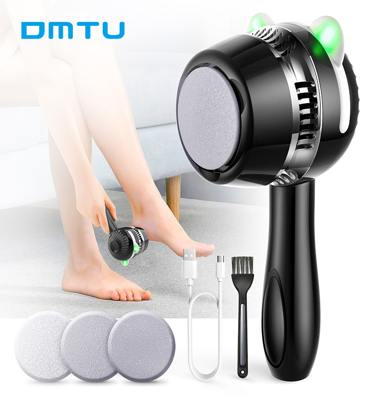 New Electric Foot File Rechargeable Foot Scrubber Pedicure Kits For Cracked Heels Callus And Dead Skin