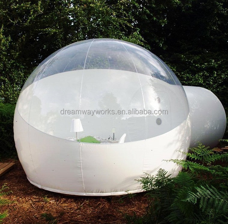 Best PVC inflatable transparent bubble tent, High quality inflatable clear dome tent