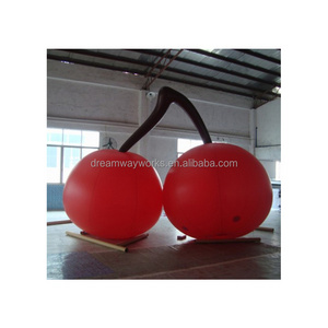 2023 Hot sale giant inflatable cherry, red inflatable cherries for advertising