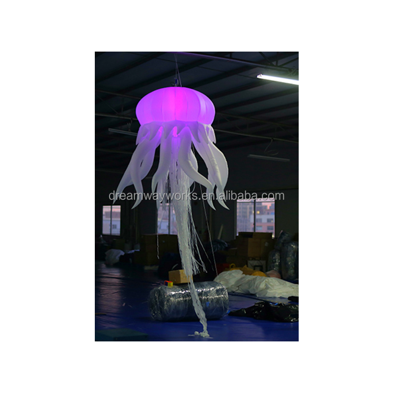 2024  Hot sale giant inflatable led jellyfish for event decoration