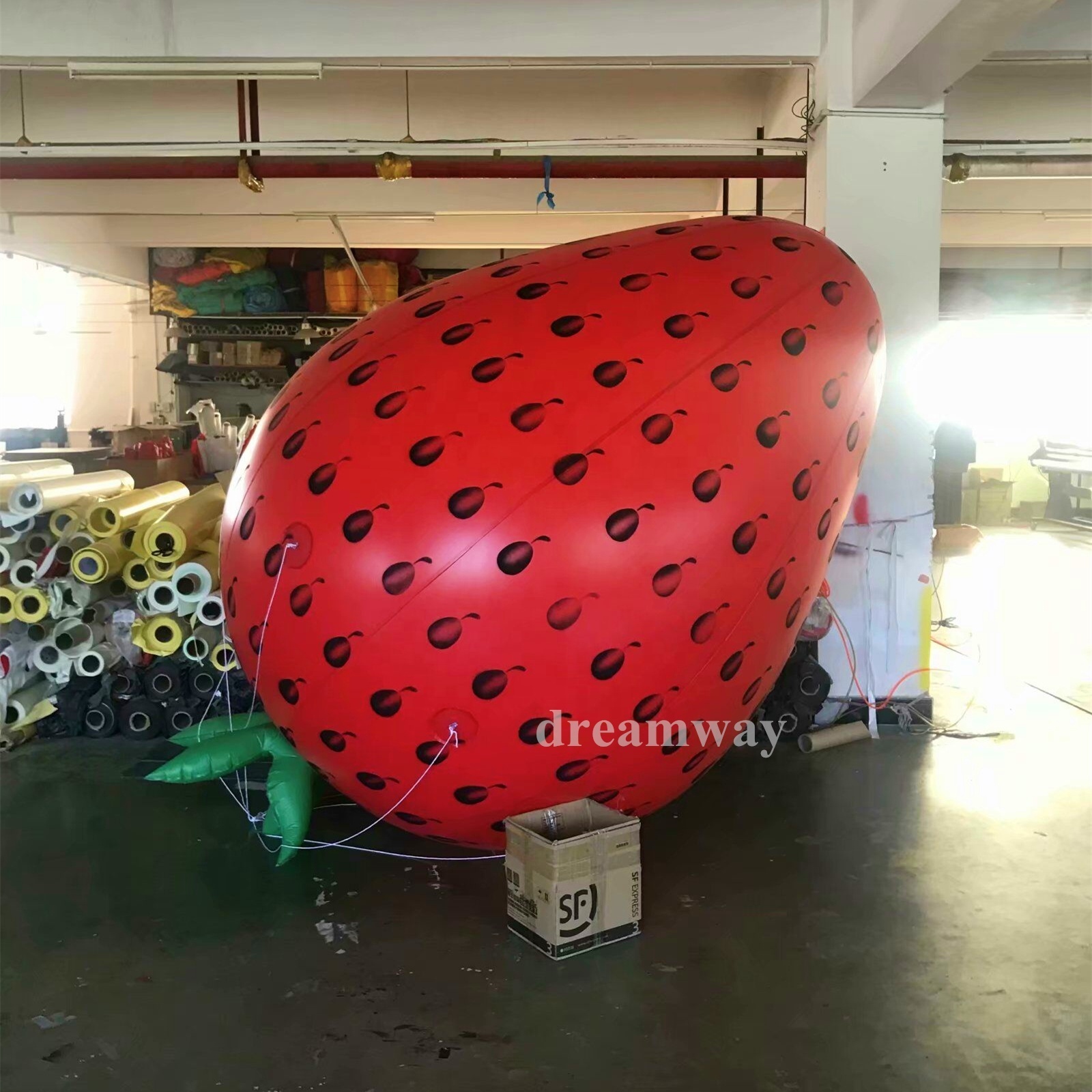 2023 Hot sale giant inflatable cherry, red inflatable cherries for advertising