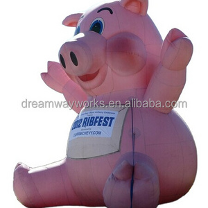 2021 Hot sale giant inflatable pig, pig inflatable for advertising