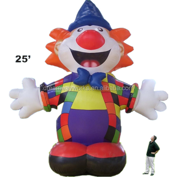 2024 Hot sale giant inflatable clown for advertising