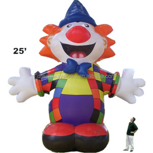 2024 Hot sale giant inflatable clown for advertising