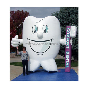 2020 Hot sale inflatable tooth, giant inflatable toothbrush, inflatable tooth balloon for advertising