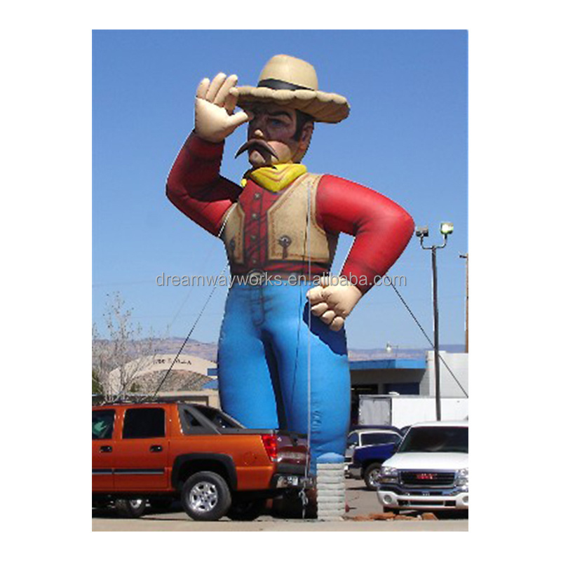 2022 Hot sale giant inflatable cowboy for advertising