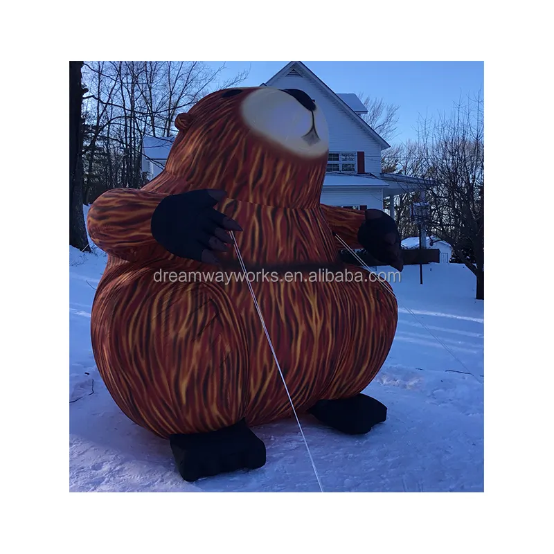 2023 Hot sale giant inflatable groundhog for groundhog day advertising