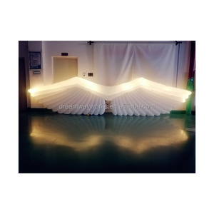 2023 Giant LED light inflatable wing costume for stage decoration