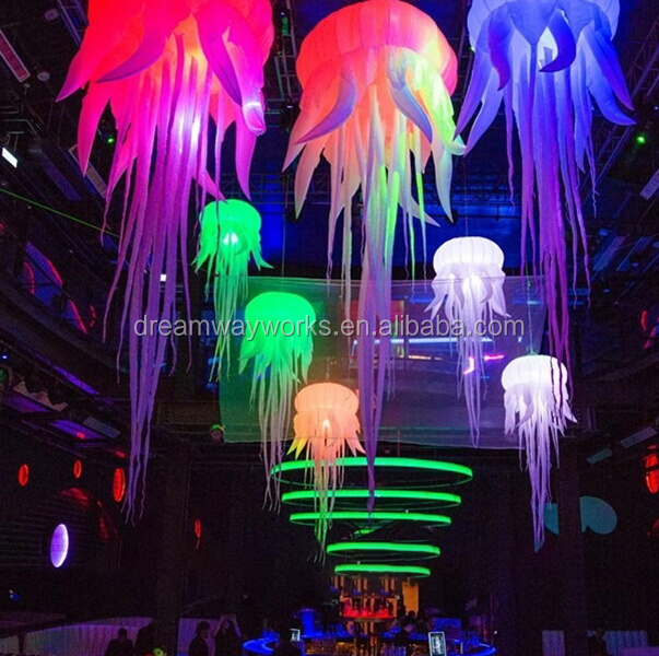 2023 LED inflatable hanging decorating jellyfish balloon for party & event