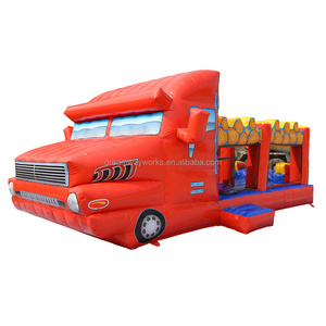 2021 best quality Inflatable car bouncer, truck inflatable bouncy for sale