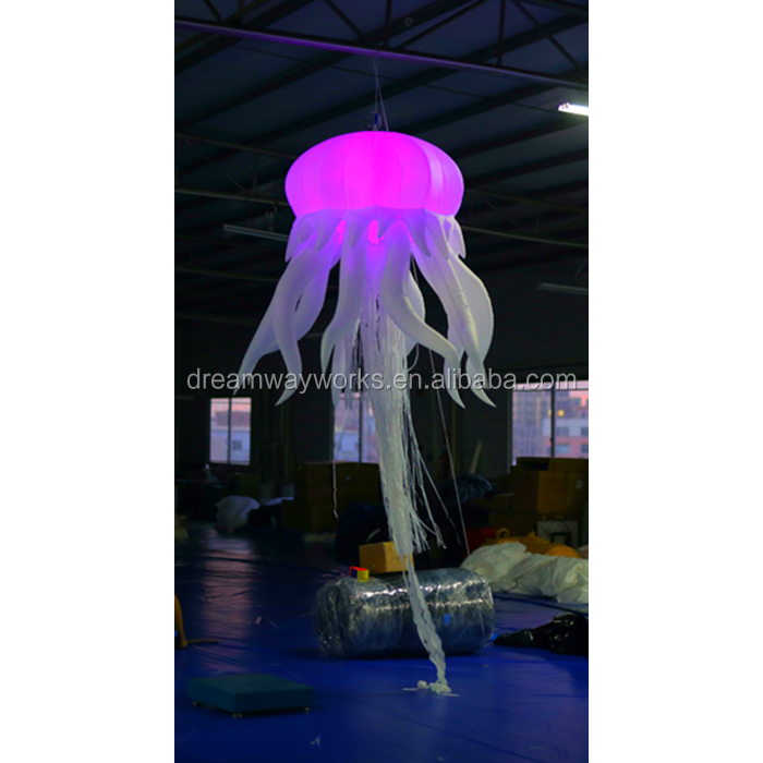 2023 LED inflatable hanging decorating jellyfish balloon for party & event