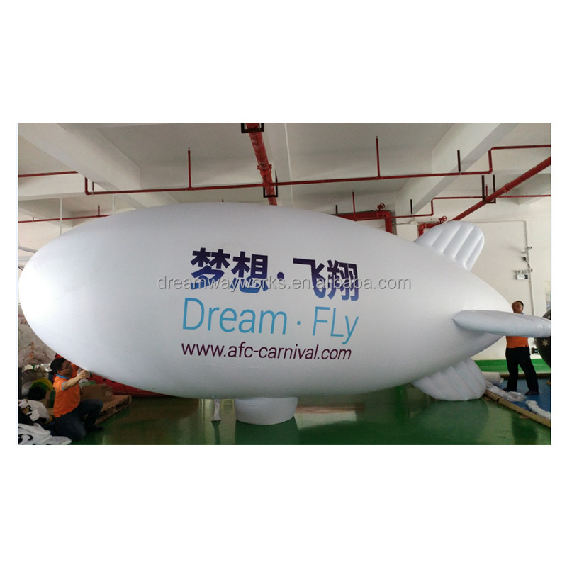 5m balloon helium blimp helium balloon, Customized inflatable rc plane for advertisement