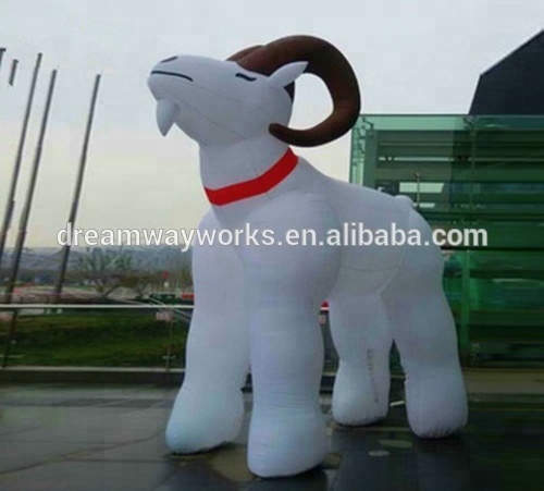 2023 Hot sale outdoor giant inflatable goat, large inflatable animal for advertising