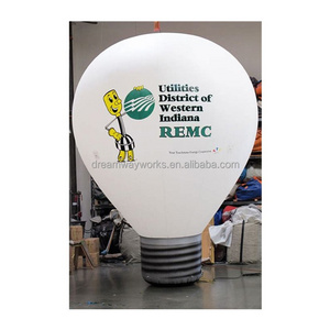 2024 Hot sale giant inflatable light bulb, inflatable light bulb balloon for advertising