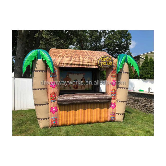 2024 Hot sale hawai bar inflatable, inflatable tiki bar for advertising