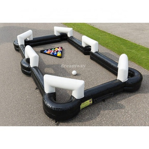 Quality assurance portable inflatable pool table, inflatable snookball table, inflatable billiard table