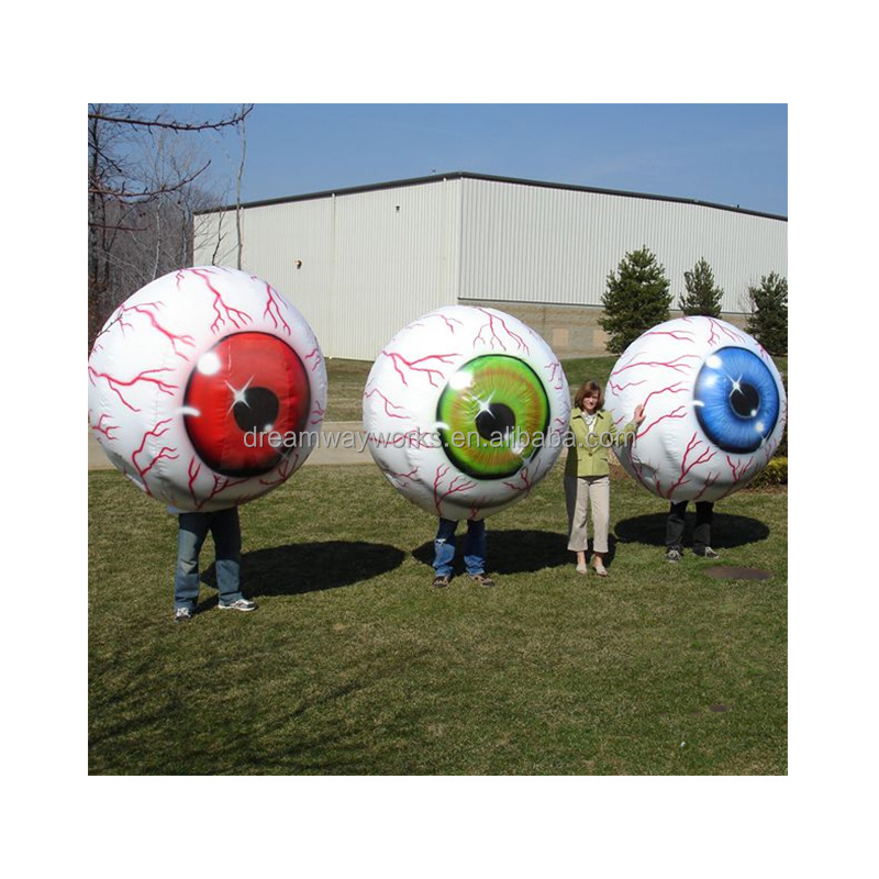 Customized inflatable eyeball costume, funny inflatable costumes for sale