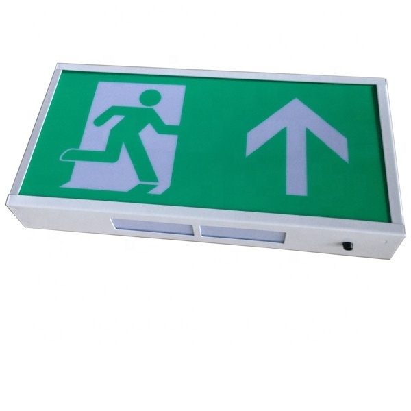 Fireproof LED Rechargeable Exit Sign Emergency Light