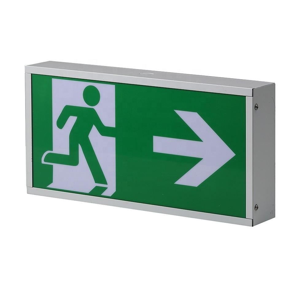 Fireproof LED Rechargeable Exit Sign Emergency Light