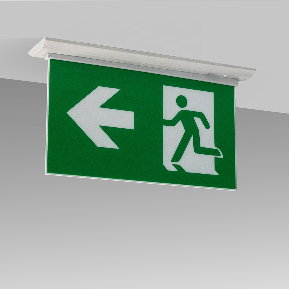 New Design Emergency Exit Light Sign With Battery Backup