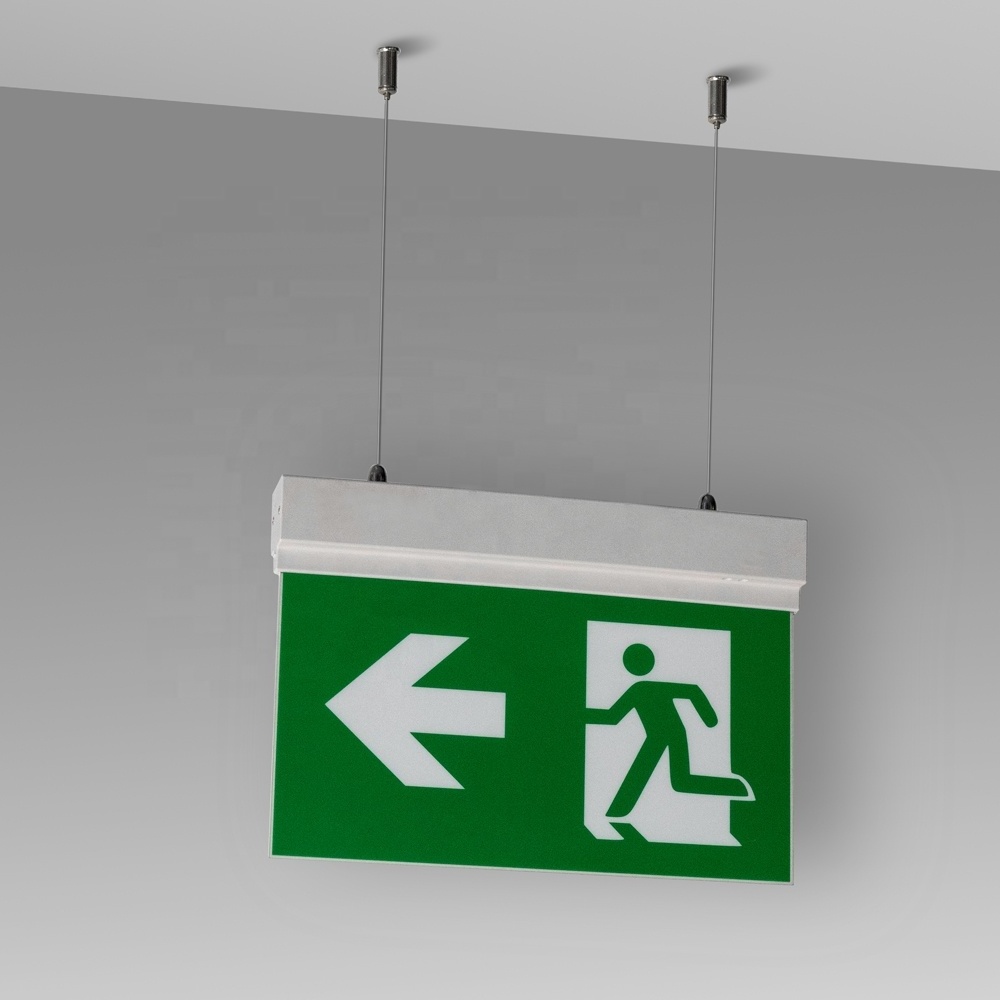 New Design Emergency Exit Light Sign With Battery Backup