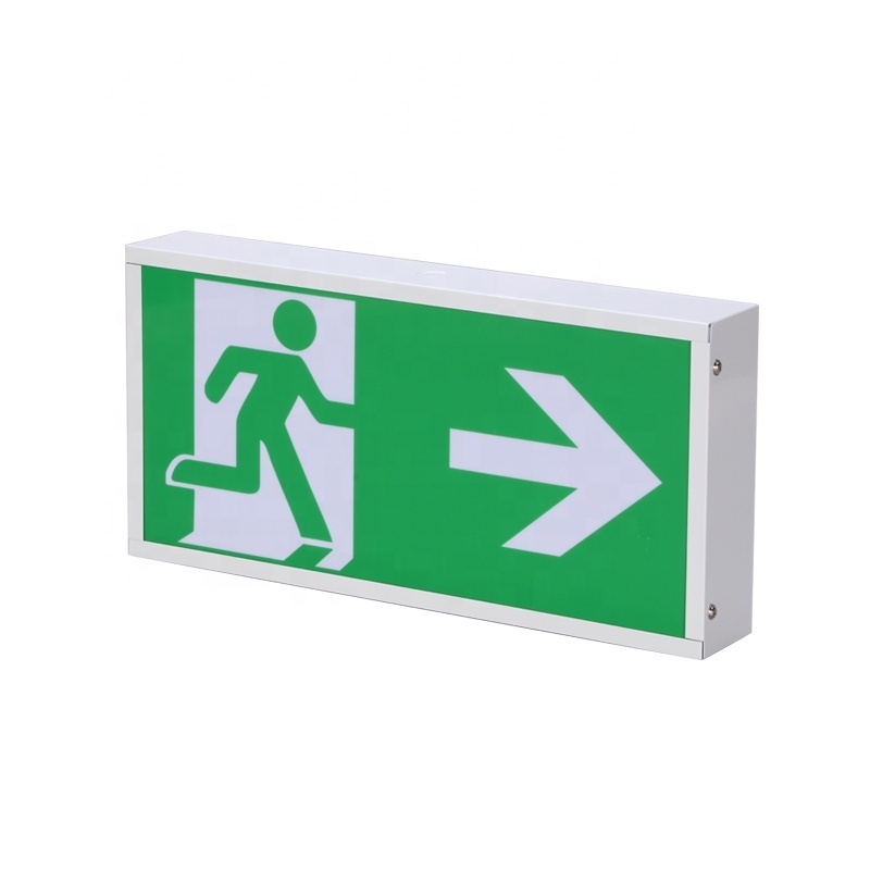 Battery Backup Led Fire Safety Emergency Exit Lighting  Rechargeable Led Emergency Exit Light