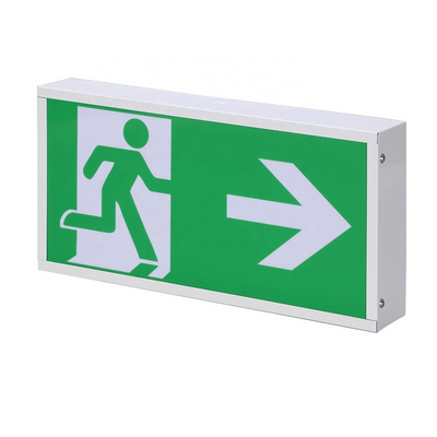 Battery Backup Led Fire Safety Emergency Exit Lighting  Rechargeable Led Emergency Exit Light