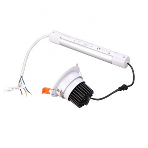 IP20 LED Ceiling Spot Light Aluminum Casing Emergency Downlight Battery Operation Emergency Light With 3W