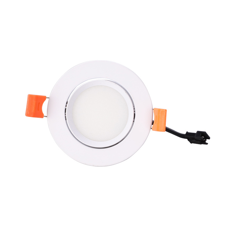 IP20 LED Ceiling Spot Light Aluminum Casing Emergency Downlight Battery Operation Emergency Light With 3W