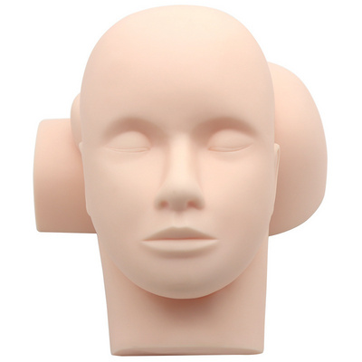 Wig Mannequin Head Bald Display Stand Mannequin Head Realistic Female Eyelash Extension Mannequin