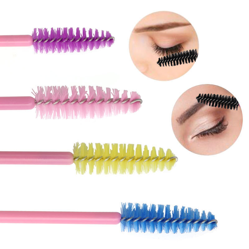 Eyelash Brush Disposable Mascara Wand Make up Brushes Mixed Colored Lashes Individual Eyelash Extension Cleansing Micro Brush