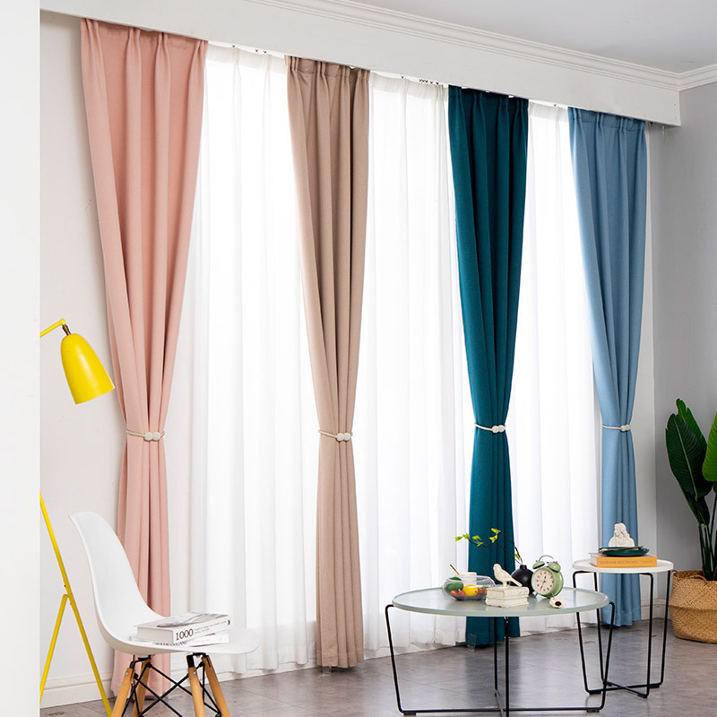 Drapes And Curtains Luxury, European Style Bedroom Home Curtain, Luxury Living Room Curtains With Valance/