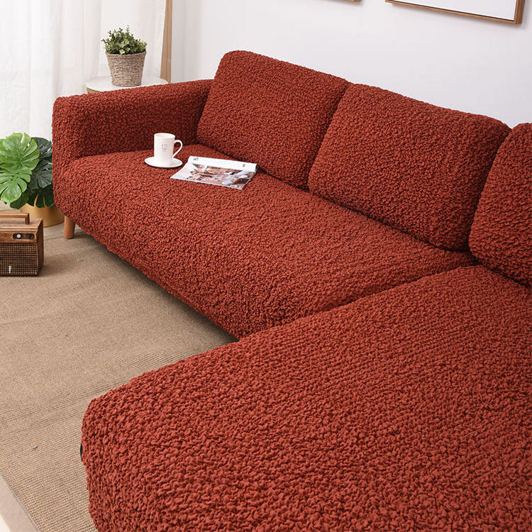 New design full set sofa cover section stretch polyester stretch spandex l shape sectional slipcovers 3 5 7 seater sofa cover