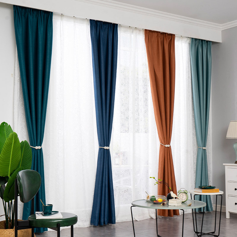 Drapes And Curtains Luxury, European Style Bedroom Home Curtain, Luxury Living Room Curtains With Valance/