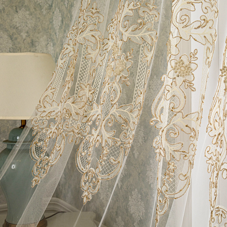 Good quality fashionable european sheer luxury arabic mr price home curtains