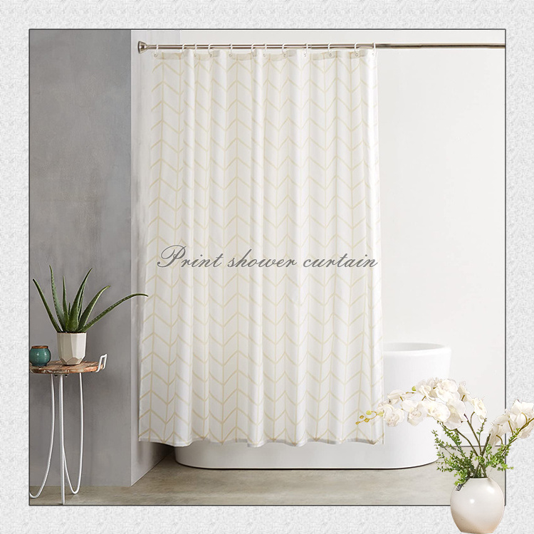 Wholesale Luxury Western Waterproof Bathroom Curtain Plus Shower Curtains The Iridescent Peva Shower Curtain Liner