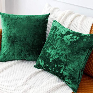 Luxury Velvet Pillow For Sofa Couch Chair, Decorative Plush Cushion Cover for Livingroom/