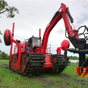 Mini Dredging equipment machine amphibious excavator Amphibious Multi-function Dredger