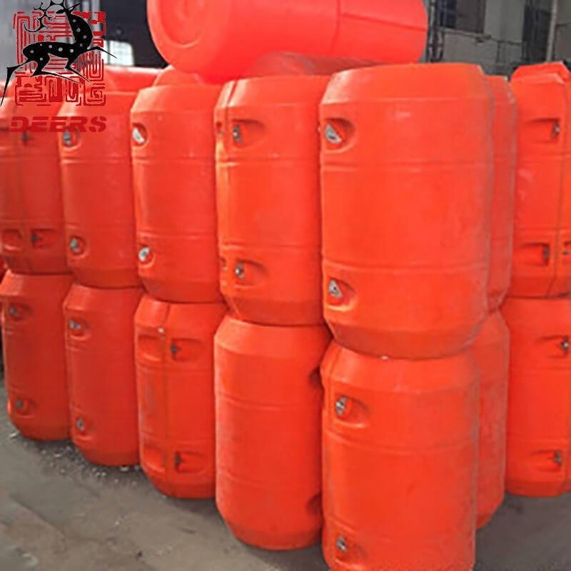 Deers marine buoy floats / dredging buoy pontoons used in pipeline