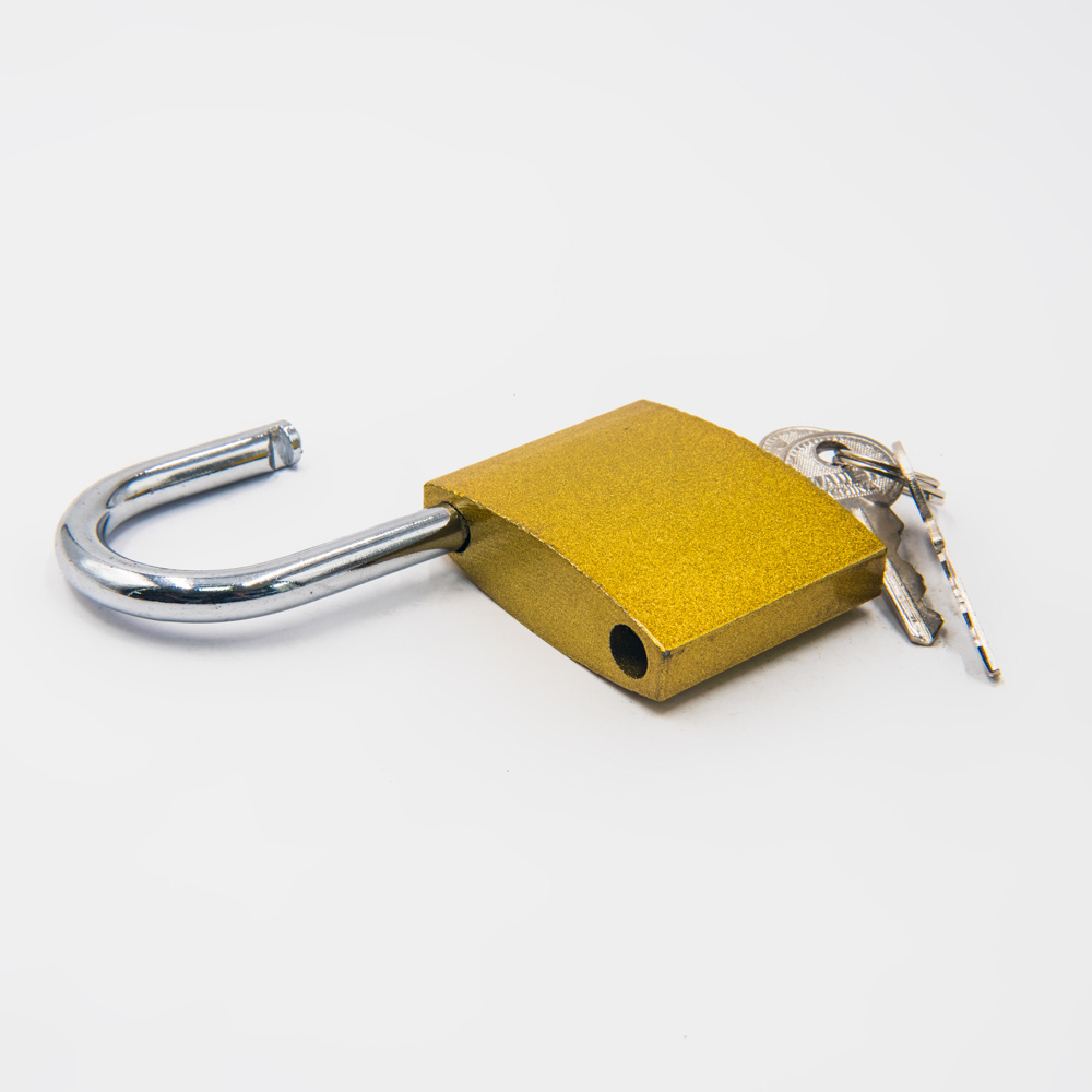 golden iron padlock cheap bulk lock 20mm small padlock