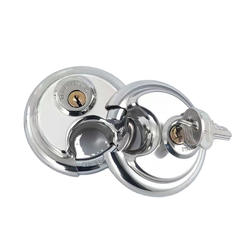 Outdoor waterproof , affordable and multifunctional 70mm discus hook and loop padlock