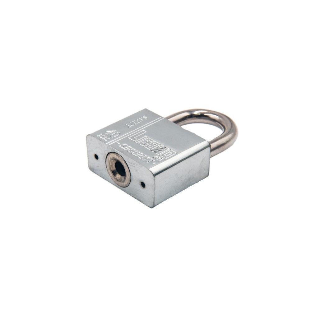 40mm electroplate lock high quality and cheap Square key padlock iron padlock