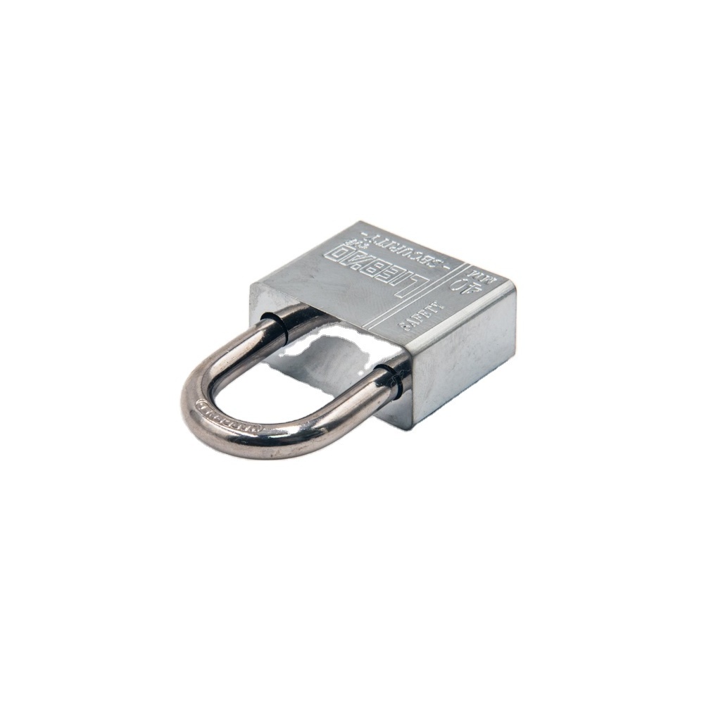 40mm electroplate lock high quality and cheap Square key padlock iron padlock