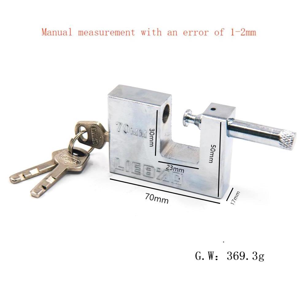 70mm electroplating technology Lock Excellent Quality custom logo master key safety padlock