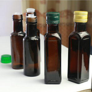 Wholesale Thickened 100 Ml Glass Bottle For Sesame Oil Seal Sesame Oil Containing Cover