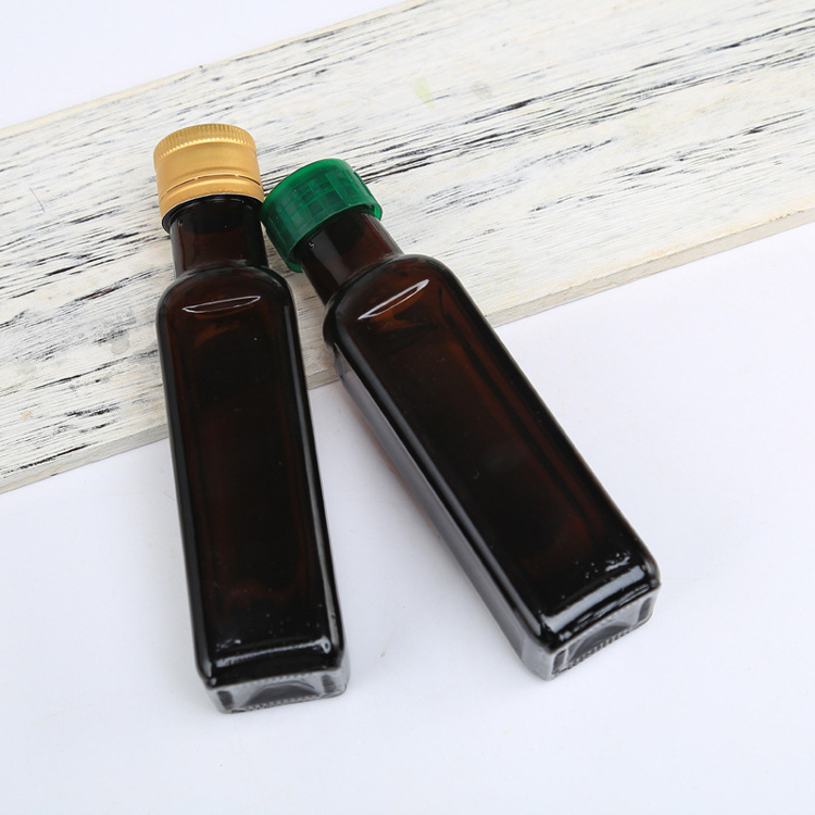 Wholesale Thickened 100 Ml Glass Bottle For Sesame Oil Seal Sesame Oil Containing Cover